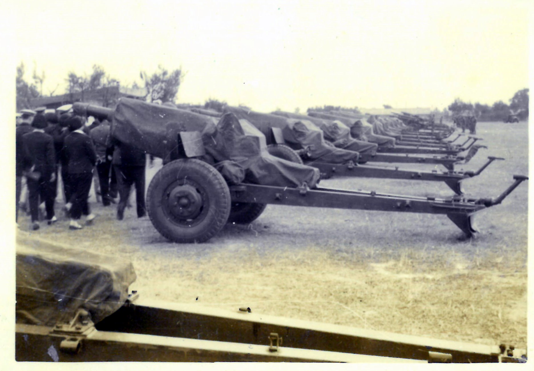 154.50年1月1日慶祝元旦勞軍團砲兵部隊