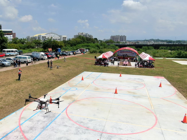 In august of 2020, NCYU established the first fixed remote control drone license testing and training ground in Taiwan on the west side of Chun-Huei Bridge, Chiayi City, which allows the people interested to learn drone operation and obtain a license. 