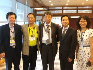 嘉義大學代表與亞洲開發銀行行政主席Dr. In-Chang Song及吳焜裕立委會談後合影