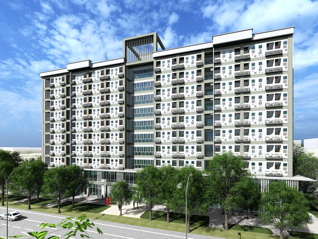 A diagram of the new student dormitory on the NCYU Sinmin Campus